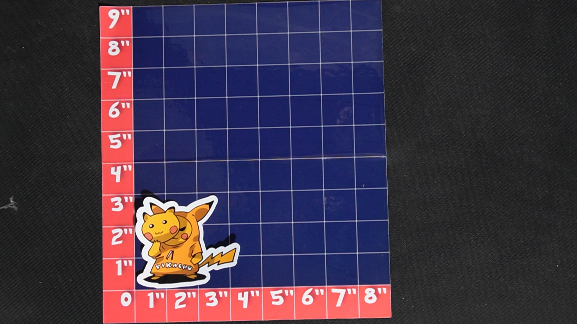 3.5 inch Pikachu In Pikachu Costume Vinyl Pokemon Sticker - Perfect for Laptops and Water Bottles