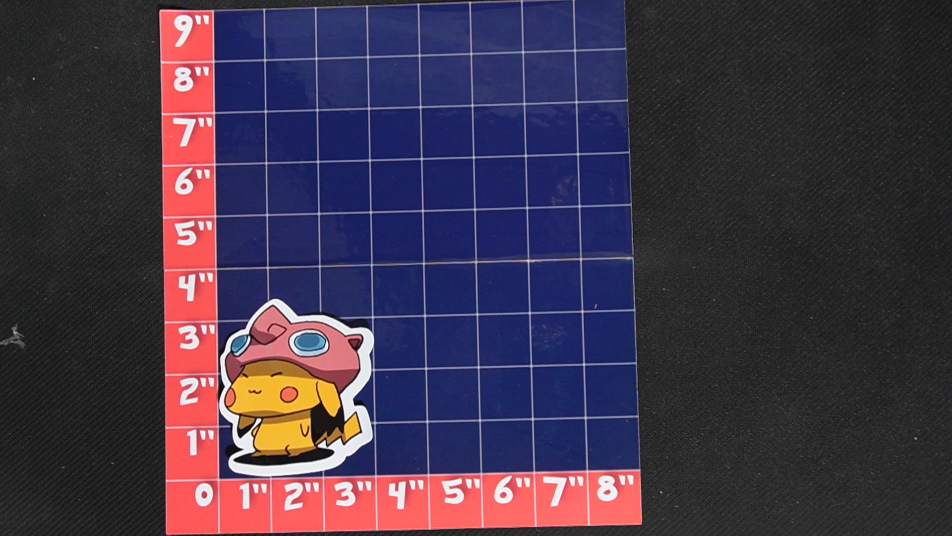 3.5 inch Pikachu In Jigglypuff Costume Vinyl Pokemon Sticker - Perfect for Laptops and Water Bottles