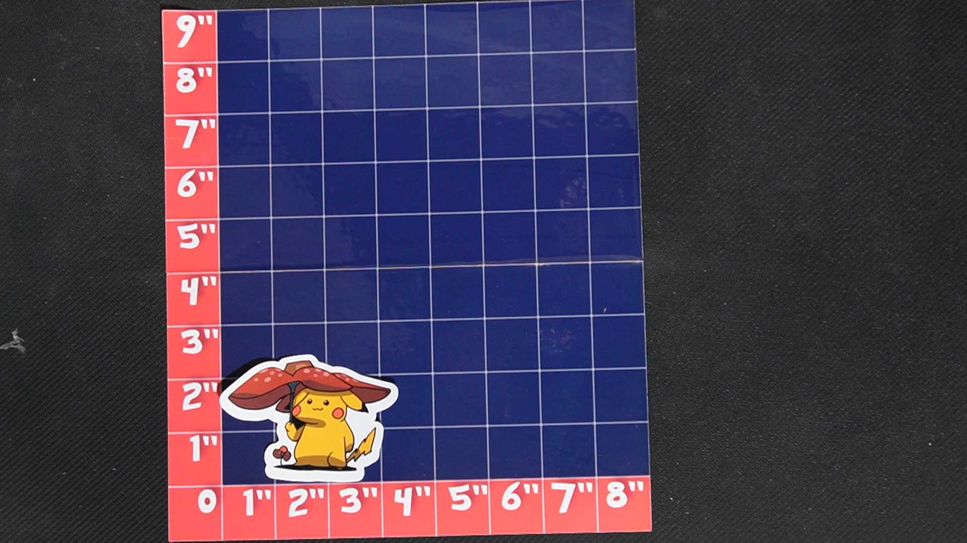 3.5 inch Pikachu In Vileplume Costume Vinyl Pokemon Sticker - Perfect for Laptops and Water Bottles