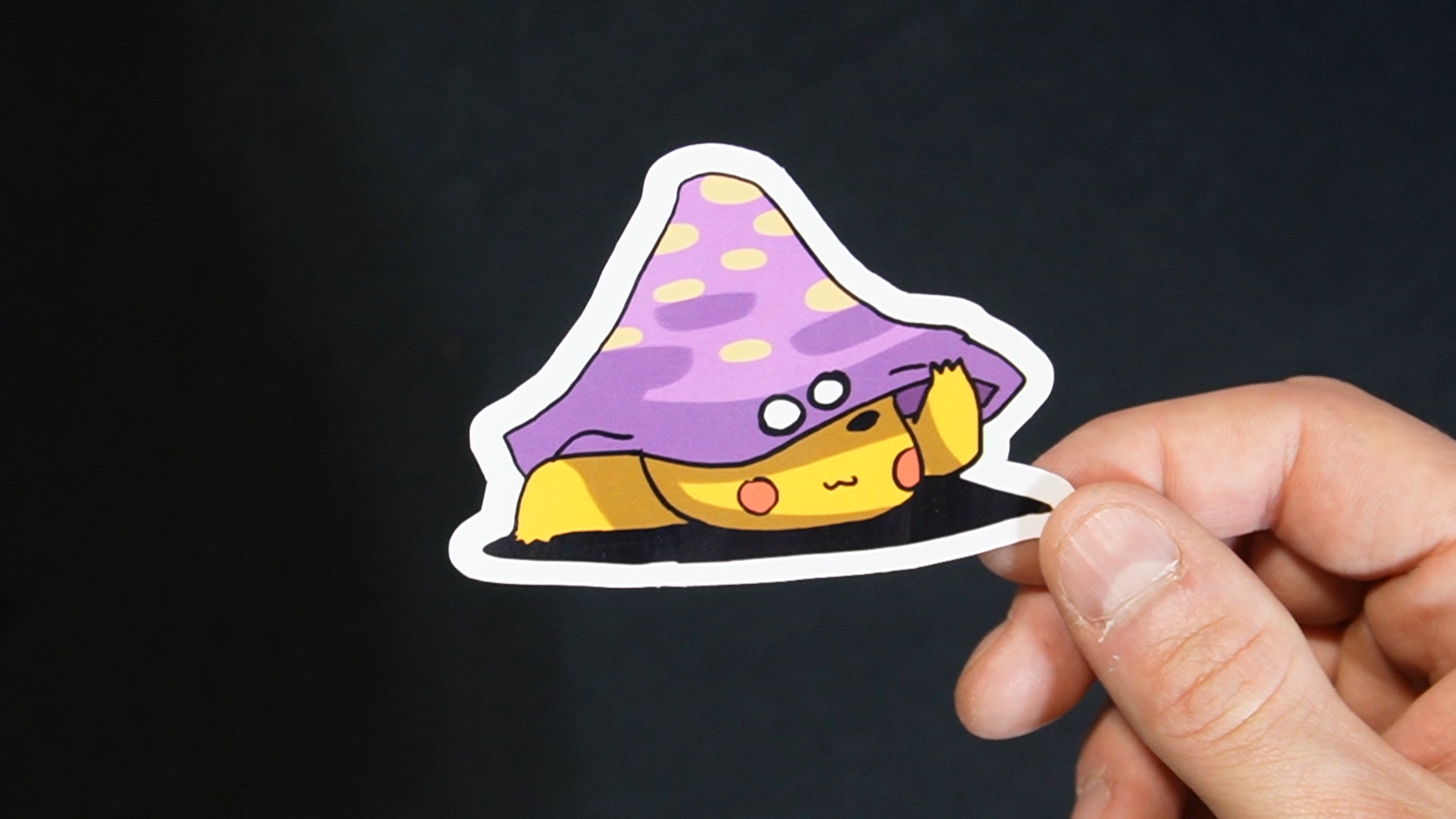 Pikachu In A Parasect Costume Sticker for Laptops, Cell Phones and Water Bottles