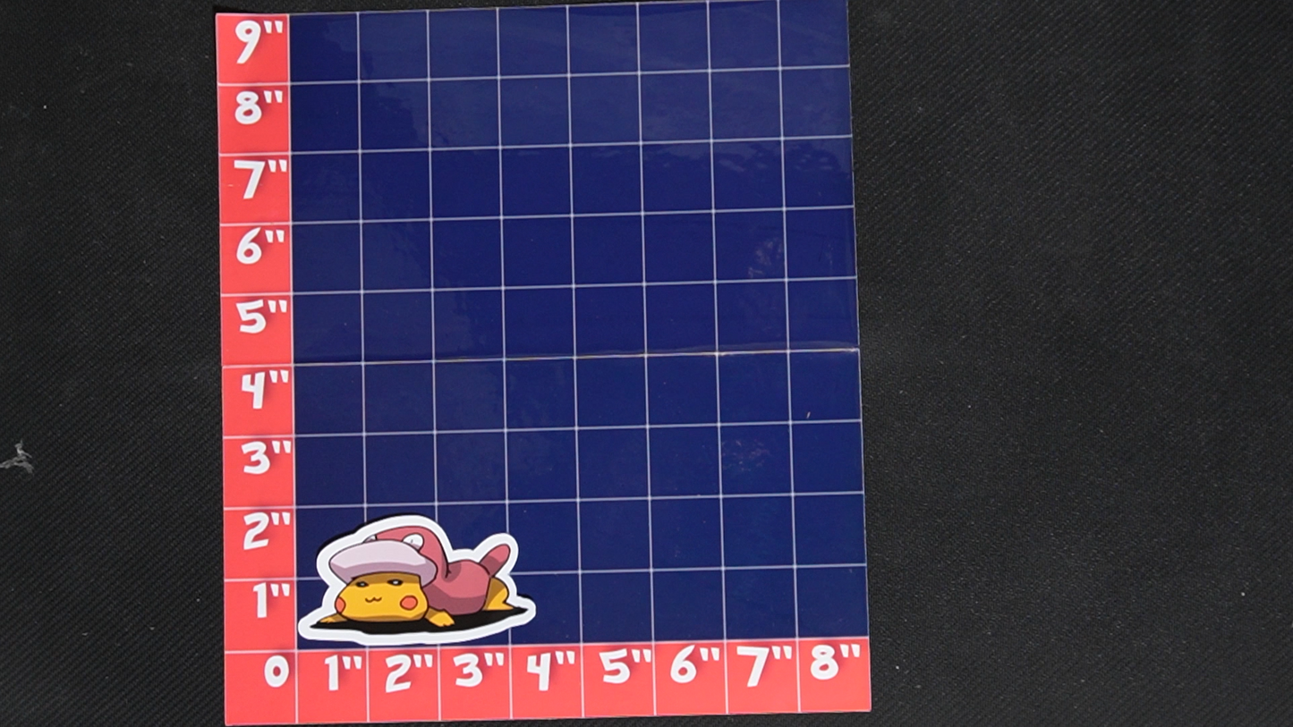 3.5 inch Pikachu In Slowpoke Costume Vinyl Pokemon Sticker - Perfect for Laptops and Water Bottles