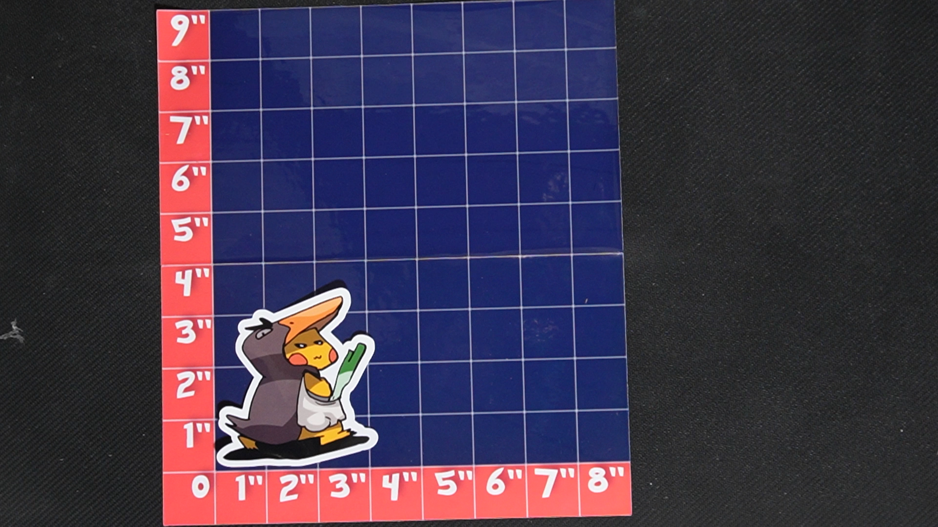 3.5 inch Pikachu In Farfetch'd Costume Vinyl Pokemon Sticker - Perfect for Laptops and Water Bottles