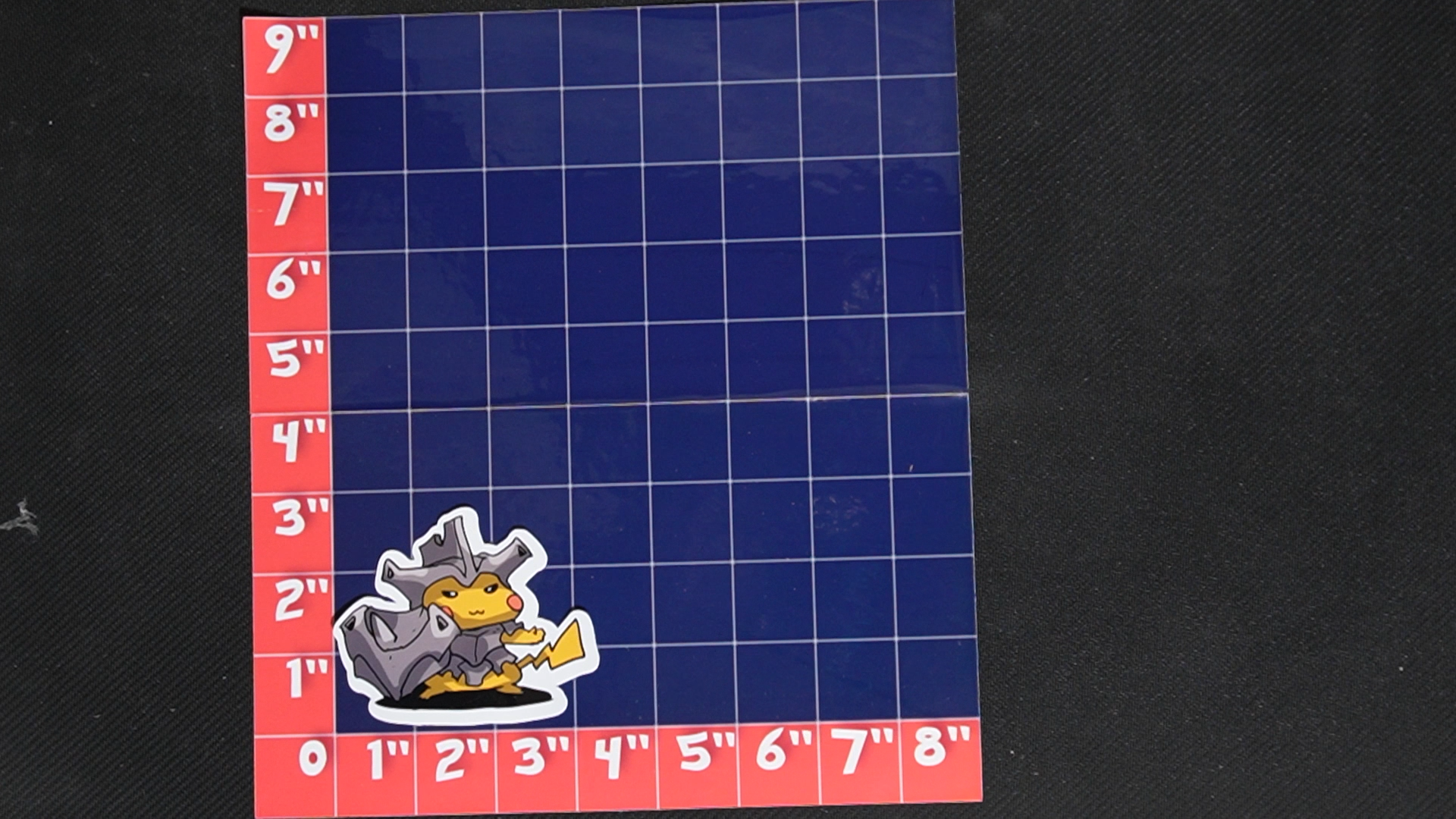 3.5 inch Pikachu In Rhyhorn Costume Vinyl Pokemon Sticker - Perfect for Laptops and Water Bottles