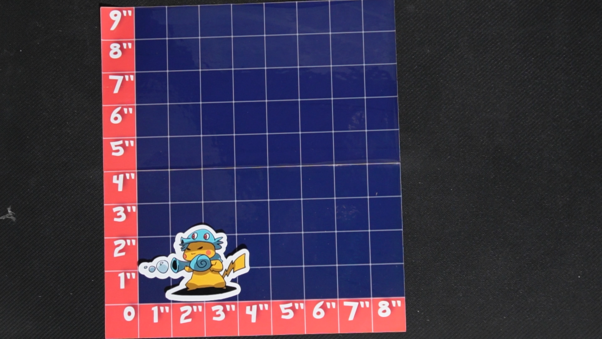 3.5 inch Pikachu In Horsea Costume Vinyl Pokemon Sticker - Perfect for Laptops and Water Bottles