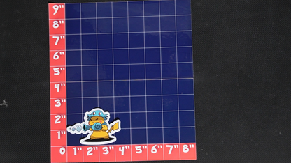 3.5 inch Pikachu In Horsea Costume Vinyl Pokemon Sticker - Perfect for Laptops and Water Bottles