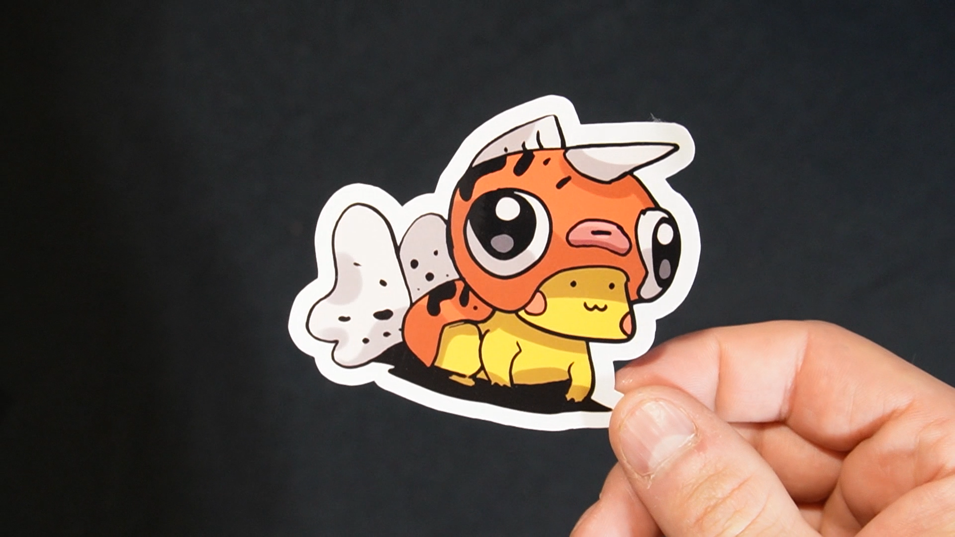 Pikachu In A Seaking Costume Sticker for Laptops, Cell Phones and Water Bottles