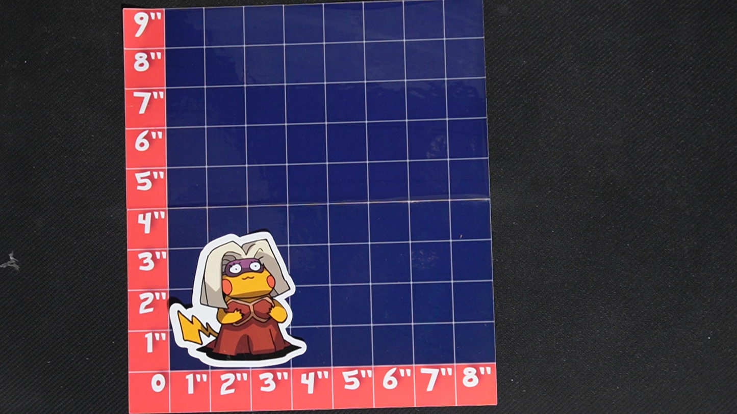 3.5 inch Pikachu In Jynx Costume Vinyl Pokemon Sticker - Perfect for Laptops and Water Bottles