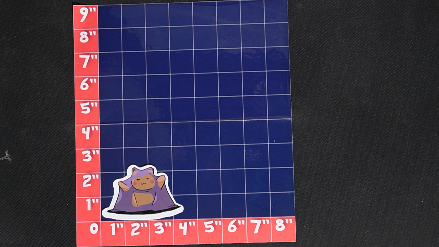 3.5 inch Pikachu In Ditto Costume Vinyl Pokemon Sticker - Perfect for Laptops and Water Bottles