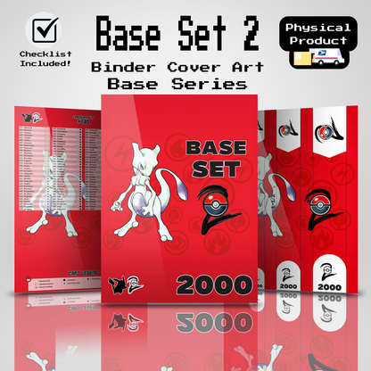 Base Set 2 Binder Cover Art and Pokemon TCG Card Checklist